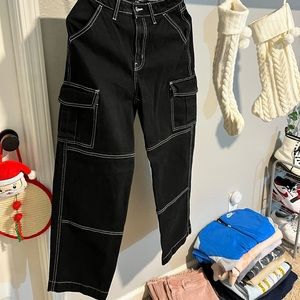 wild fable black cargo jeans